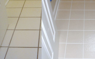 Bathroom Tile Looks New!